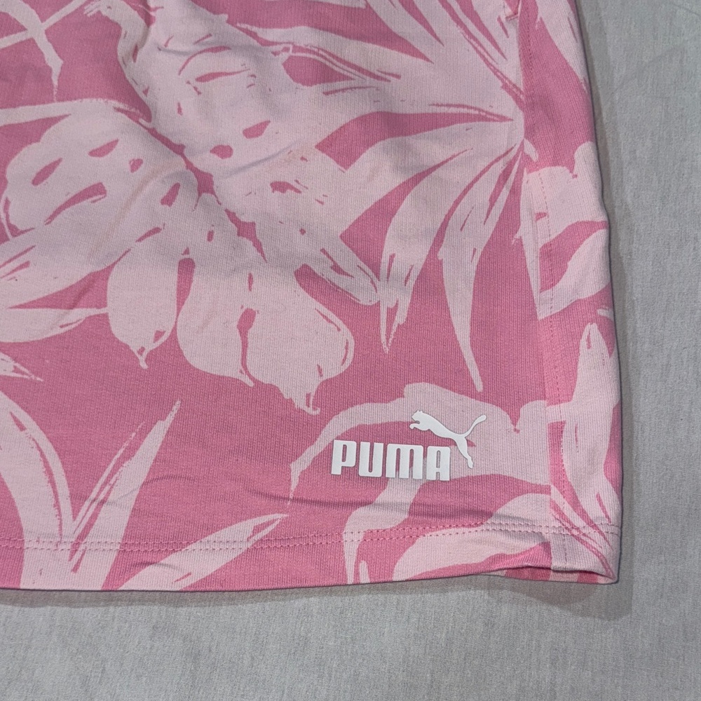 Puma Pink Leaf Print Skirt - Picture 2 of 9